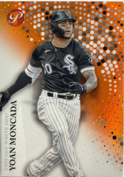 2022 Topps Pristine Orange Parallel Encased 16/25 Yoan Moncada #169 Chicago White Sox