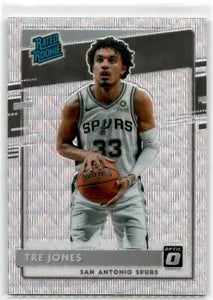 2020-21 Donruss Optic Fanatics Rated Rookies Tre Jones #188 San Antonio Spurs