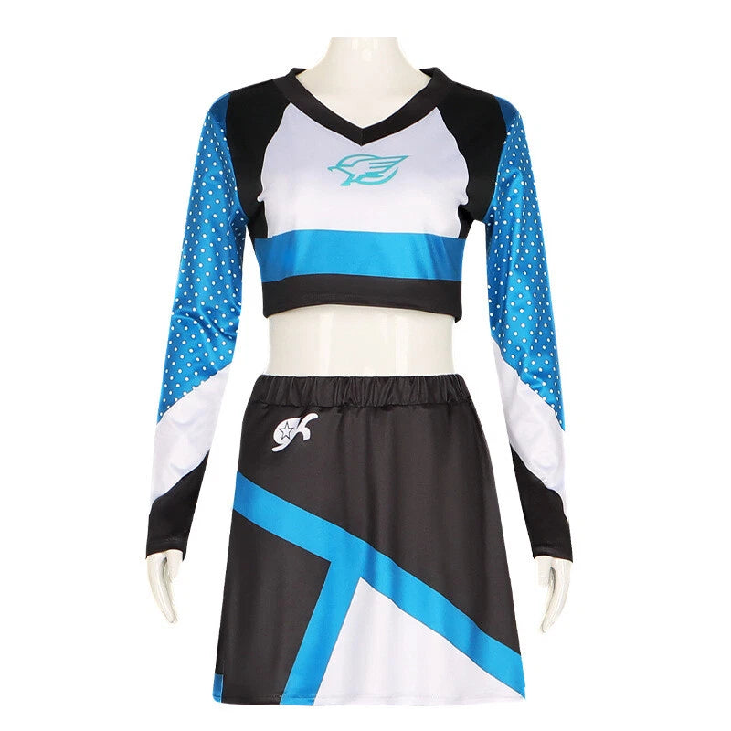 Maddy Euphoria Cheerleader Uniform Cosplay Costume Dress, Size XL