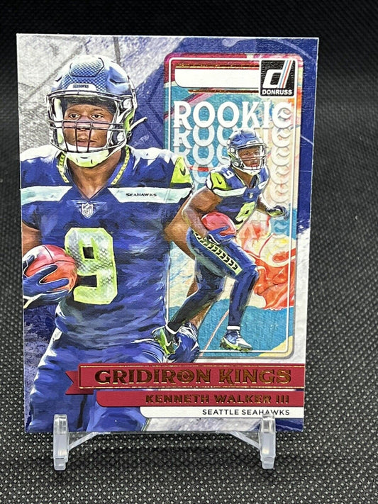 2022 Panini Donruss Gridiron Kings Kenneth Walker III #RGK-14 Seattle Seahawks