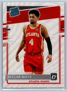 2020-21 Donruss Optic Fanatics Rated Rookies Skylar Mays #196 Atlanta Hawks
