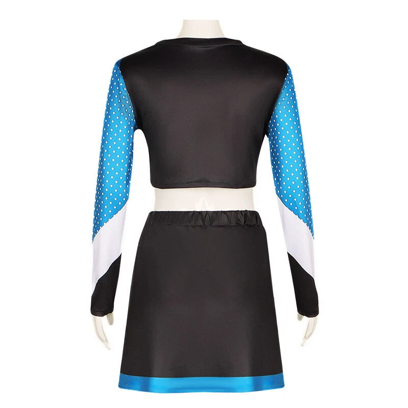 Maddy Euphoria Cheerleader Uniform Cosplay Costume Dress, Size XL