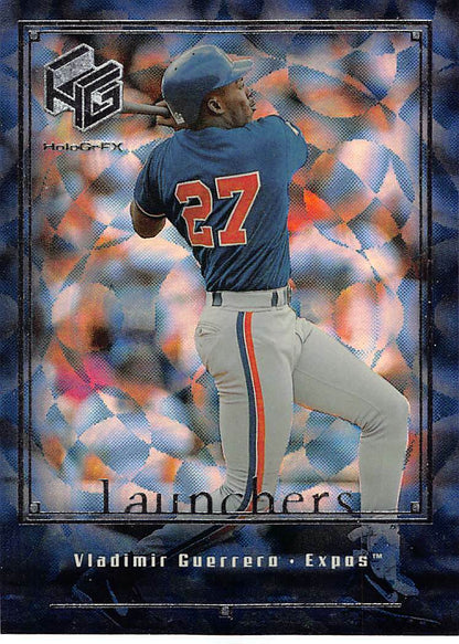 1999 Upper Deck Vladimir Guerrero HoloGrFx Launchers Insert #L11 NM/MT EXPOS