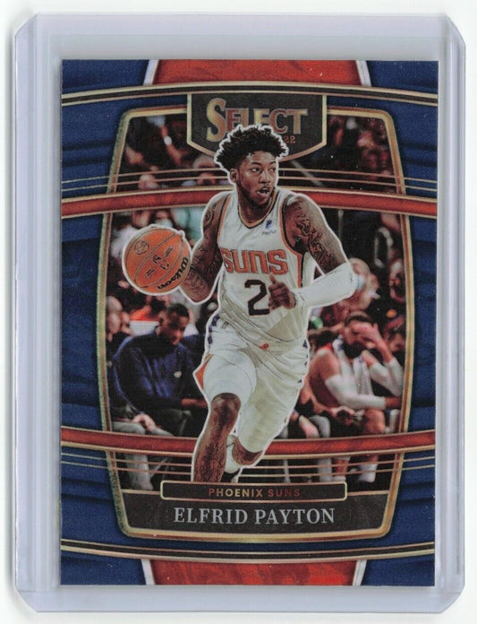 2021-22 Panini Select Elfrid Payton Blue Prizm #93 Phoenix Suns