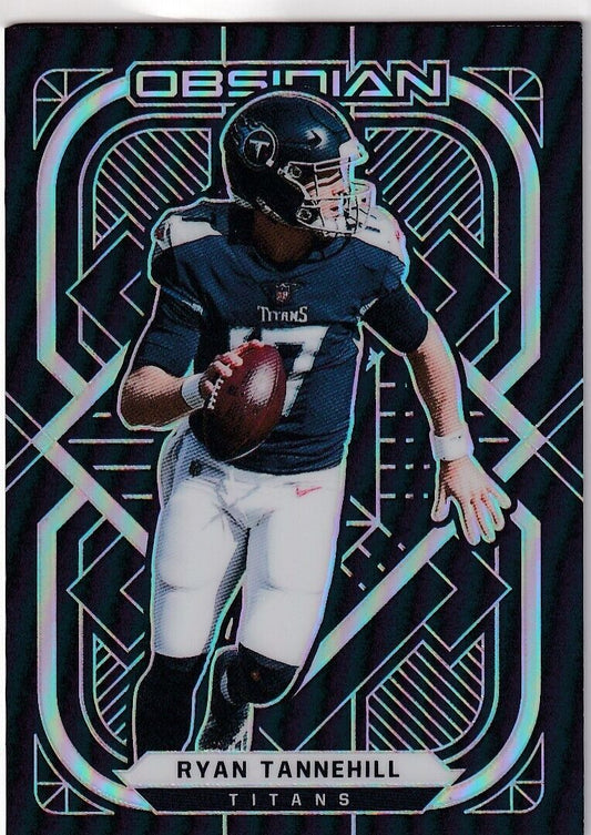 2021 Panini Obsidian Ryan Tannehill #95 Tennessee Titans - walk-of-famesports