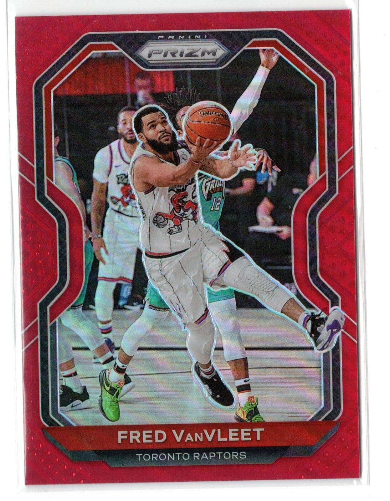 2020 Panini Prizm #215 Fred VanVleet Red /299 Toronto Raptors