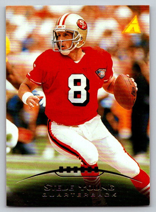1995 Pinnacle Steve Young #62 San Francisco 49ers