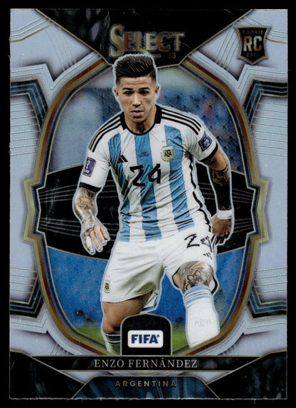 2022-23 Select FIFA Enzo Fernandez Rookie Silver Prizm #26 Argentina - walk-of-famesports