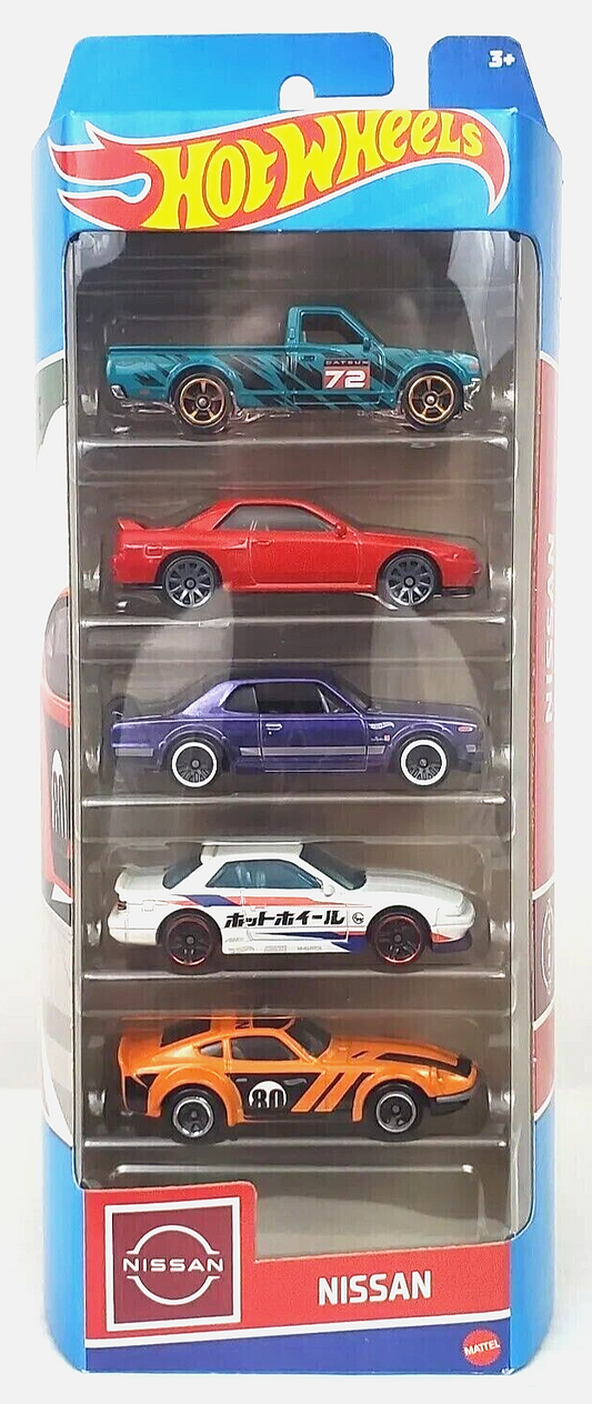 Hot Wheels Nissan 5 pack