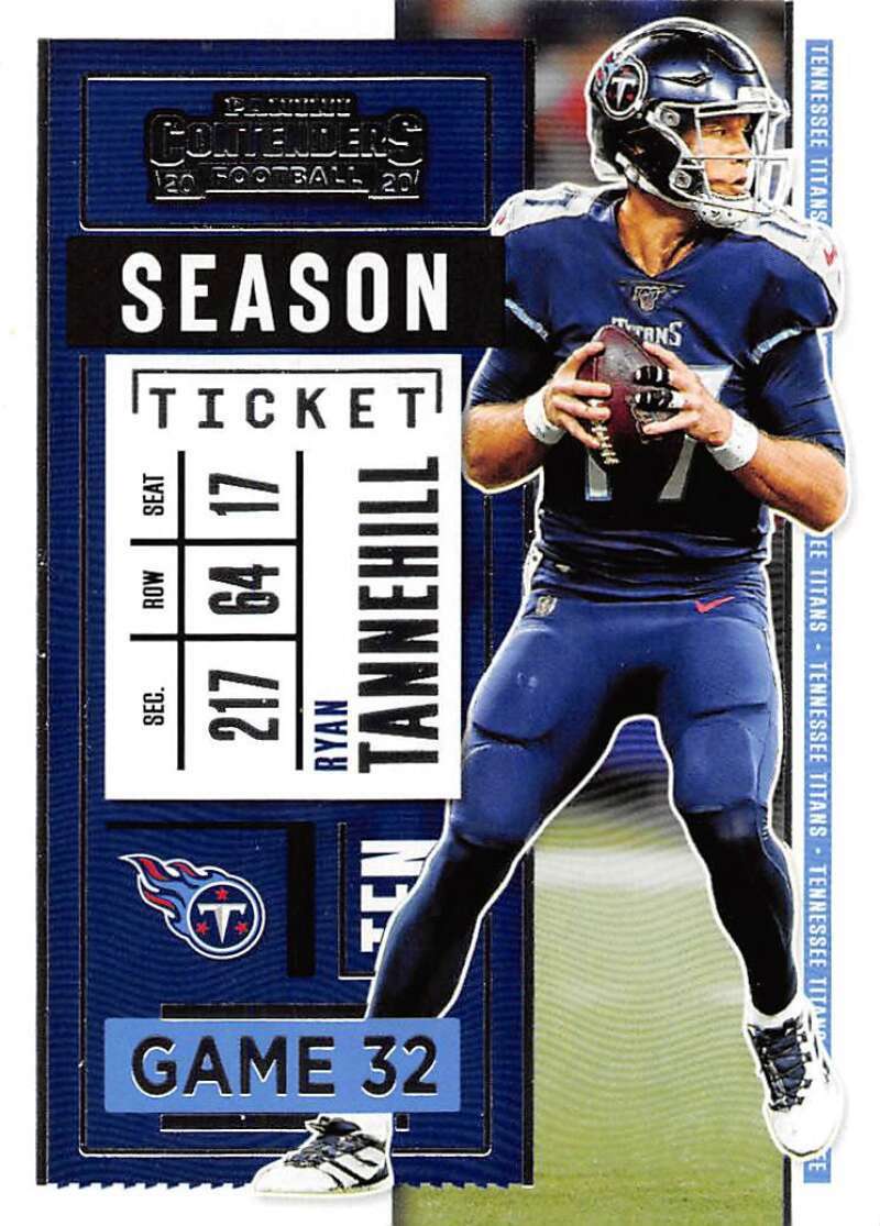 2020 Panini Contenders Season Ticket Ryan Tannehill #9 Tennessee Titans - walk-of-famesports