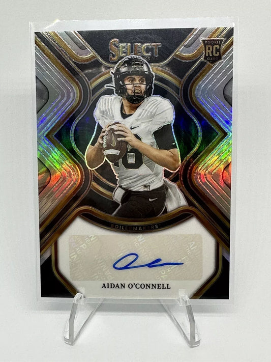 2022 Panini Select Draft Pick Auto Rookie Aidan O'Connell #RS-AOC