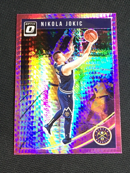 2018-19 Donruss Optic Nikola Jokic Hyper Pink Parallel PRIZM #100