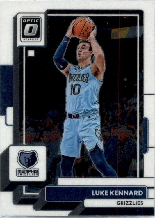 2022-23 Donruss Optic Luke Kennard #132 Memphis Grizzlies - walk-of-famesports