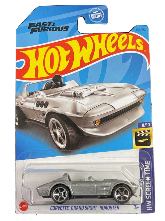 Hot Wheels Corvette Grand Sport Roadster HW Screen Time 8/10 154/250