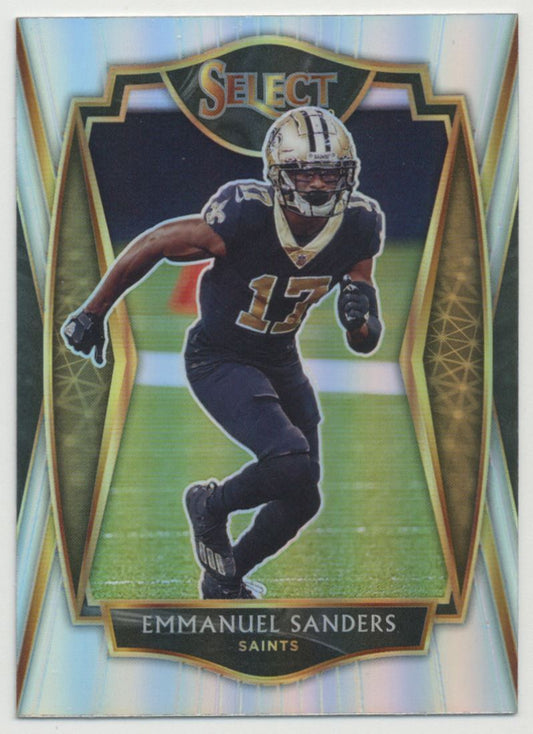2020 Panini Select Silver Premier Level Emmanuel Sanders #142 Orleans