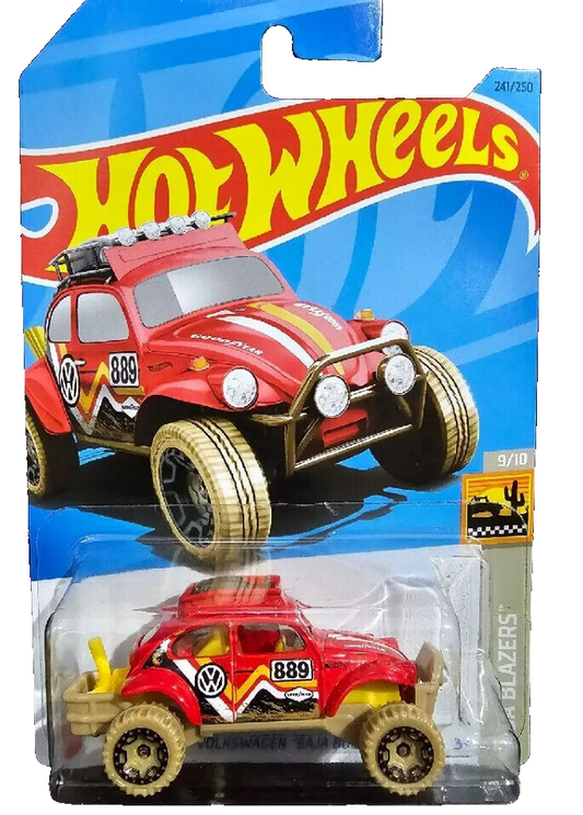 2023 Hot wheels Volkswagen "Baja Bug" Baja Blazers 9/10 241/250 Treasure Hunt