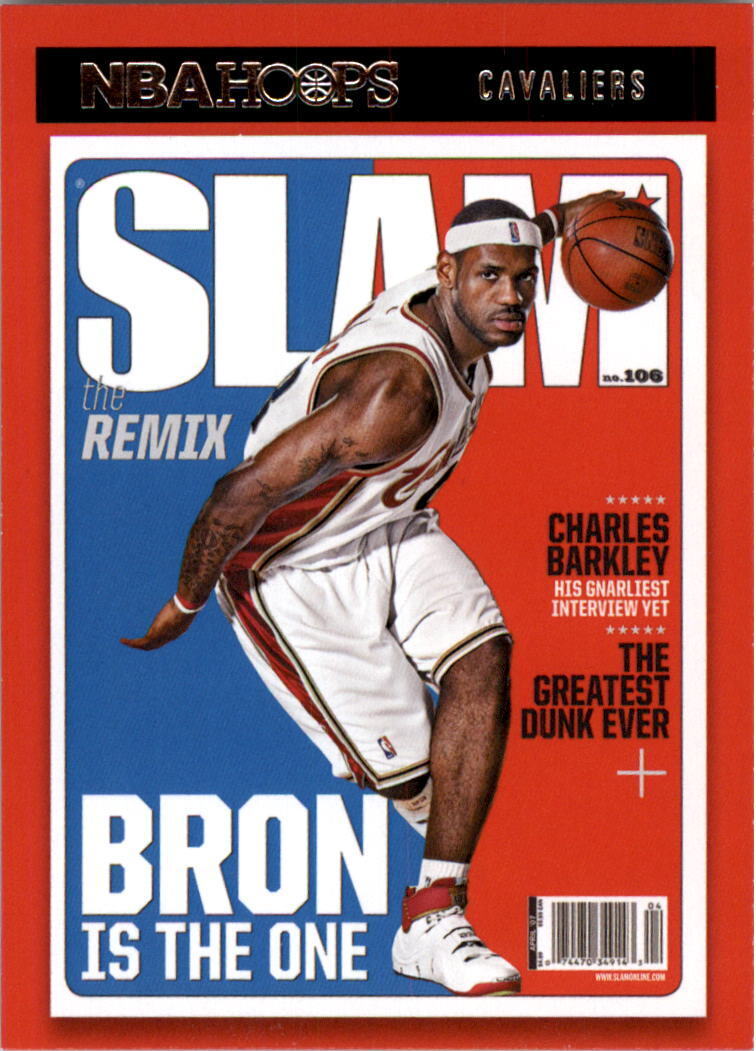 2020-21 Panini NBA Hoops LeBron James Slam #2 Cleveland Cavaliers