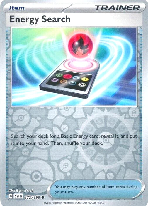 Scarlet and Violet Scarlet & Violet Reverse Holo 172 Energy Search