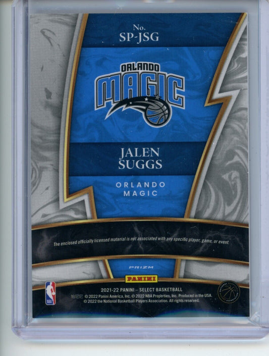 2021-22 Select JALEN SUGGS #SP-JSG Rookie RC Sparks Patch Silver Prizm Magic