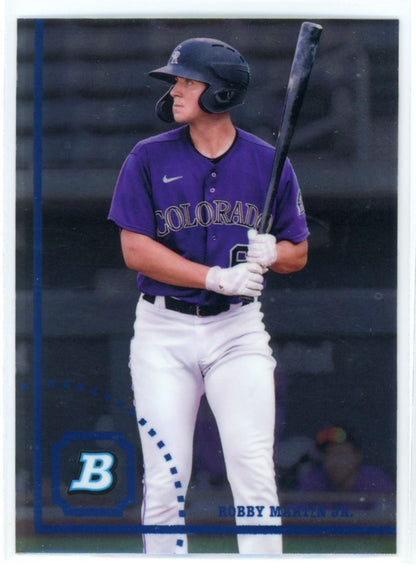 2022 Bowman Heritage Chrome Refractor Robby Martin Jr. #BHPC-38