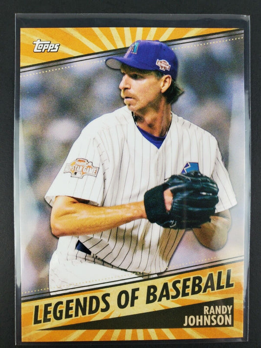 2021 Topps Legends Of Baseball Randy Johnson #LOB-15 Arizona Diamondbacks