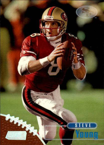 1998 Topps Stadium Steve Young #120 San Francisco 49ers