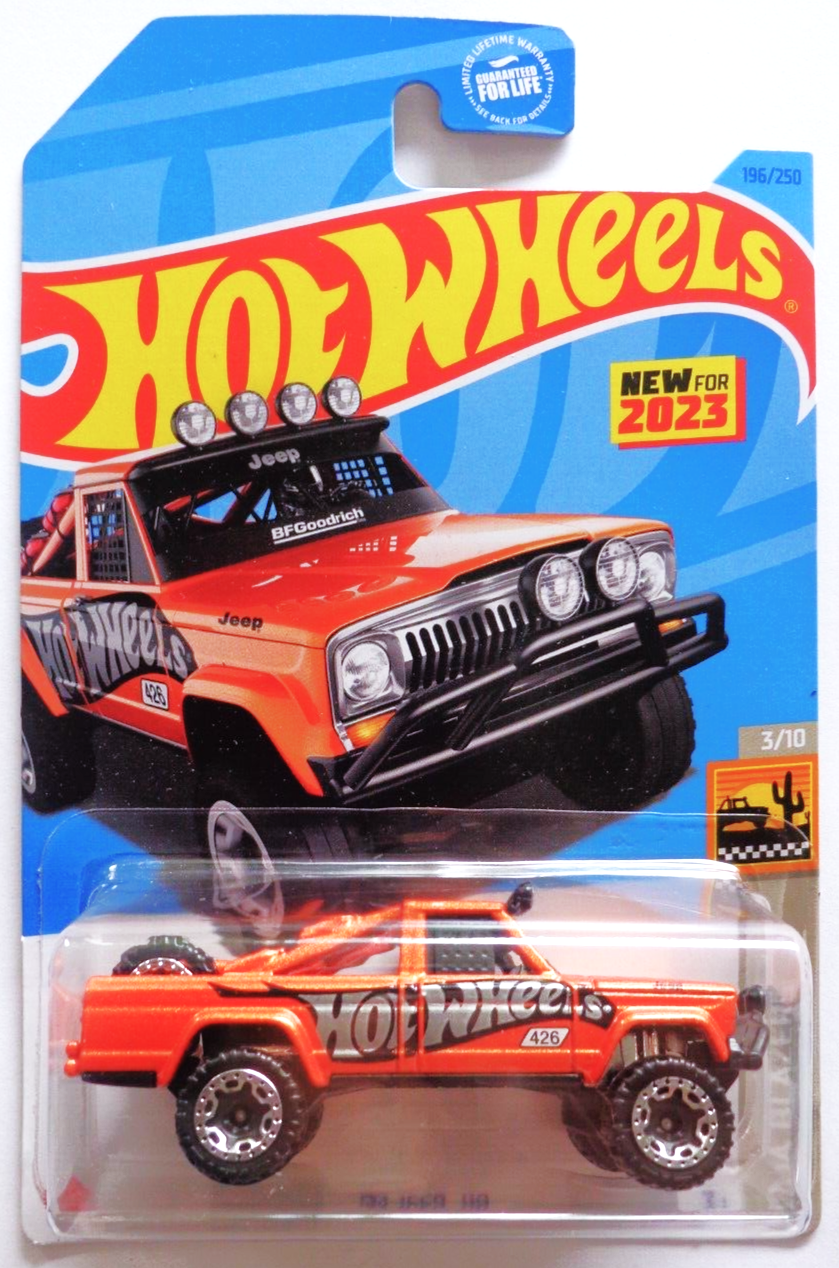 2023 Hot Wheels '73 Jeep J10 Baja Blazers 3/10, 196/250 New for 2023