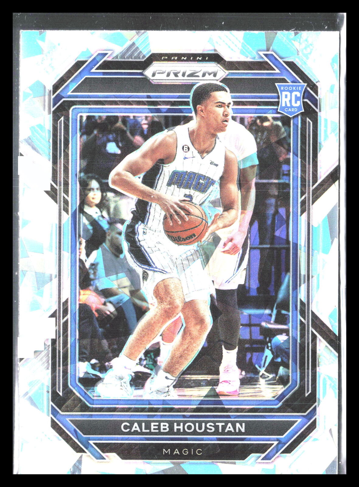 2022-23 Panini Prizm PRIZM CRACKED ICE Caleb Houstan Rookie #269 Orlando Magic - walk-of-famesports