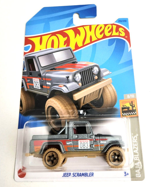 Hot Wheels Jeep Scrambler Baja Blazers 8/10, 233/250