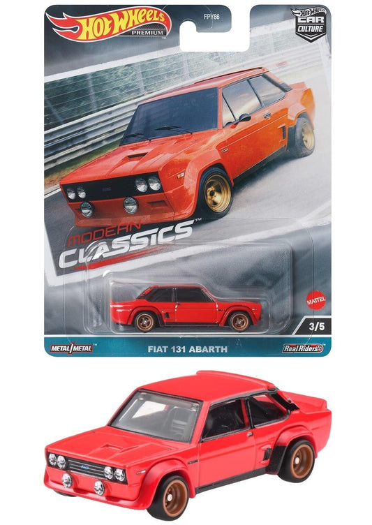2023 Hot Wheels Premium Car Culture Fiat 131 Abarth Modern Classics 3/5
