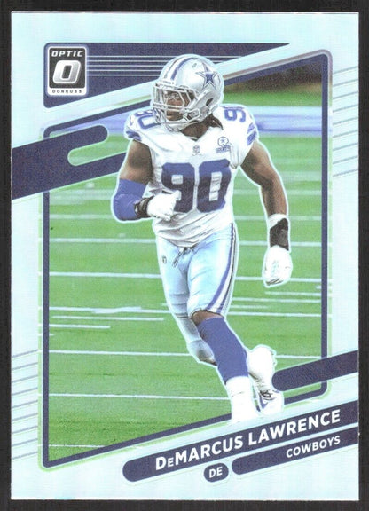 2021 Panini Donruss Optic DeMarcus Lawrence Holo Prizm #24 Dallas Cowboys