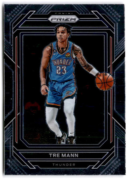 2022-23 Panini Prizm Tre Mann Base #69 Oklahoma City Thunder - walk-of-famesports
