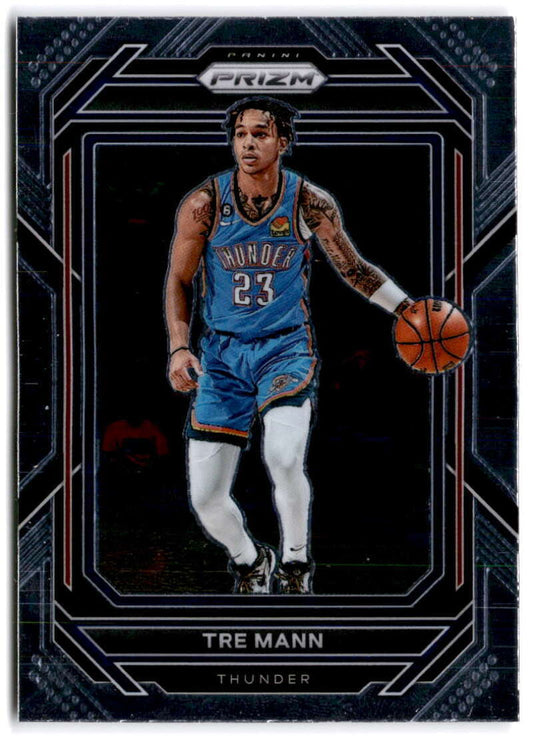 2022-23 Panini Prizm Tre Mann Base #69 Oklahoma City Thunder - walk-of-famesports