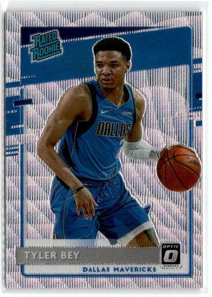 2020-21 Donruss Optic Fanatics Rated Rookies Tyler Bey #186 Dallas Mavericks