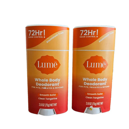 Lume Whole Body Deodorant, 2.6 oz, 2-pack