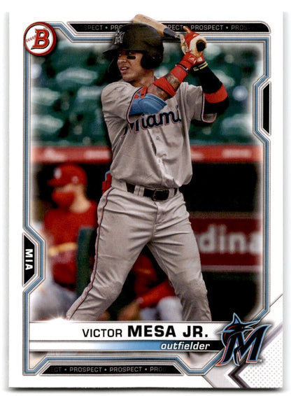 2021 Bowman Draft Victor Mesa Jr. BD-122 Miami Marlins