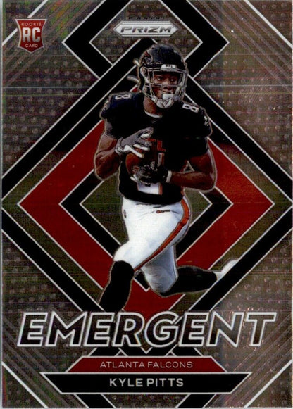 KYLE PITTS 2022 PANINI PRIZM Emergent ATLANTA FALCONS #E-11 - walk-of-famesports