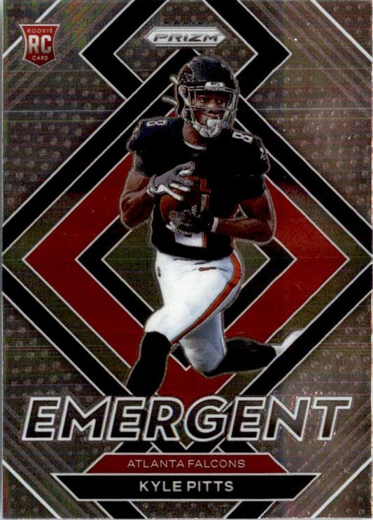 KYLE PITTS 2022 PANINI PRIZM Emergent ATLANTA FALCONS #E-11 - walk-of-famesports