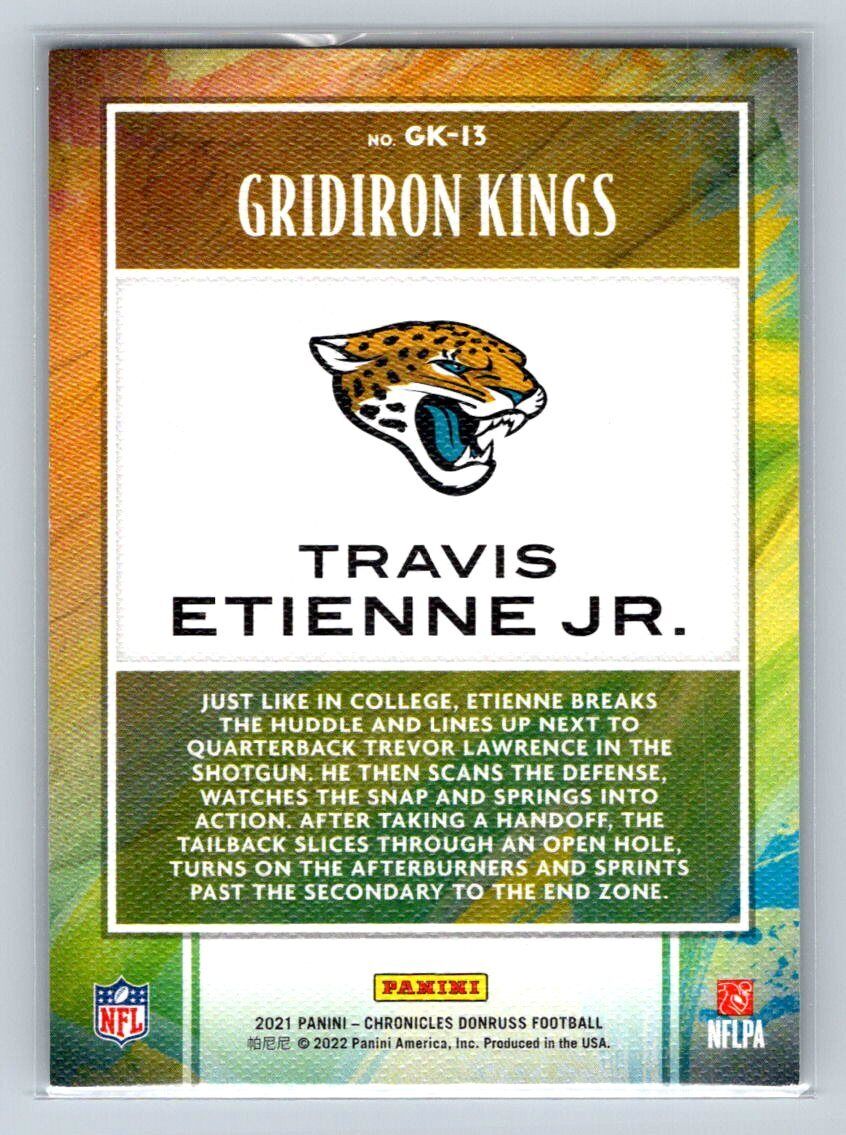 2021 Panini Chronicles Travis Etienne Jr #Gk-13 Gridiron Kings Donruss