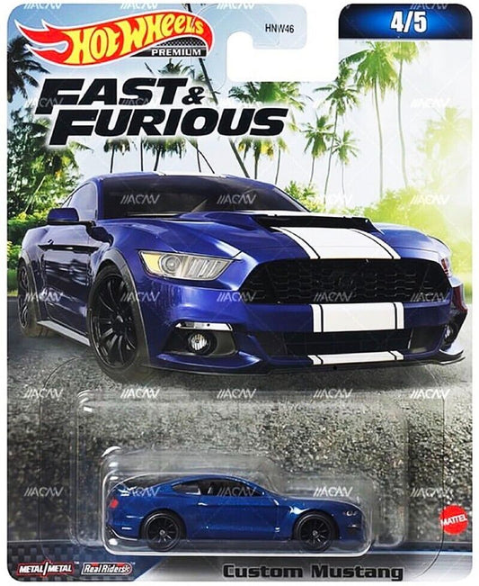 2023 Hot Wheels Premium Fast & Furious Custom Mustang 4/5