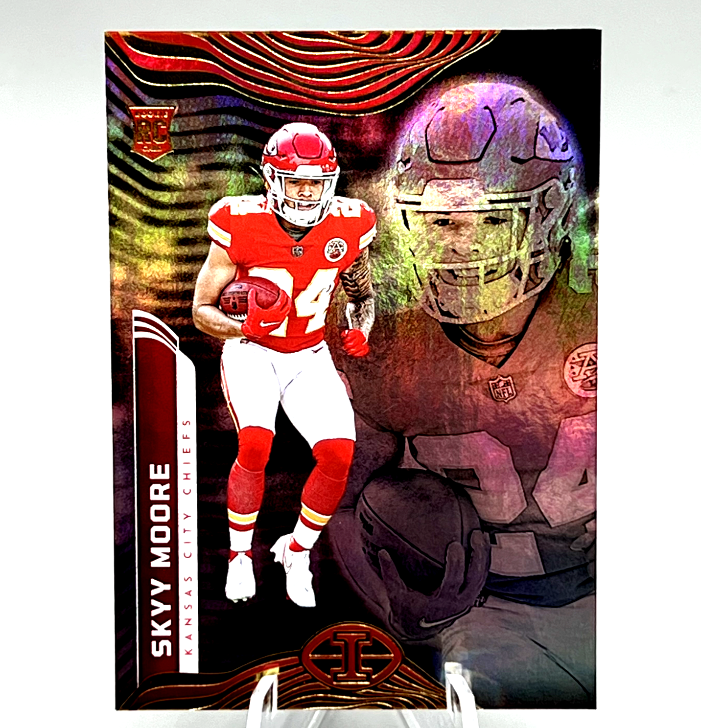 2022 Panini Illusions Skyy Moore Rookie #45 Kansas City Chiefs RC