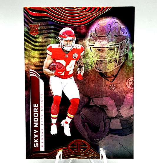 2022 Panini Illusions Skyy Moore Rookie #45 Kansas City Chiefs RC