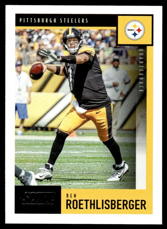 2020 Panini Score Ben Roethlisberger #77 Pittsburgh Steelers
