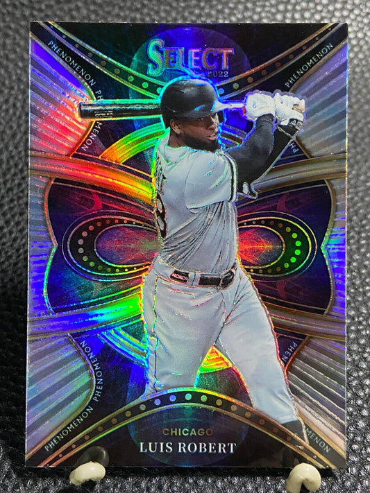 2022 Panini Select #P12 Luis Robert SP Silver Prizm Phenomenon Chicago White Sox