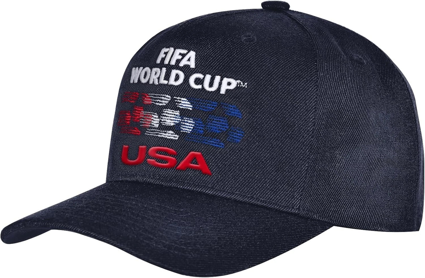 USA Soccer Fan Cap - 2026 FIFA World Cup Snapback with Raised Embroidery