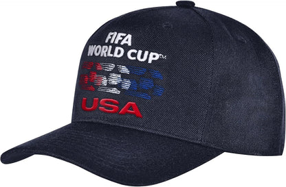 USA Soccer Fan Cap - 2026 FIFA World Cup Snapback with Raised Embroidery