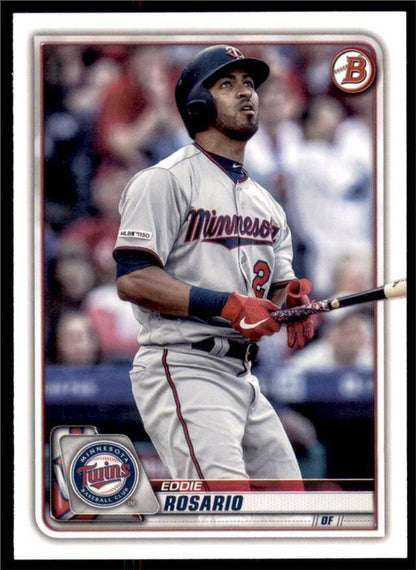2020 Bowman Base #49 Eddie Rosario - Minnesota Twins