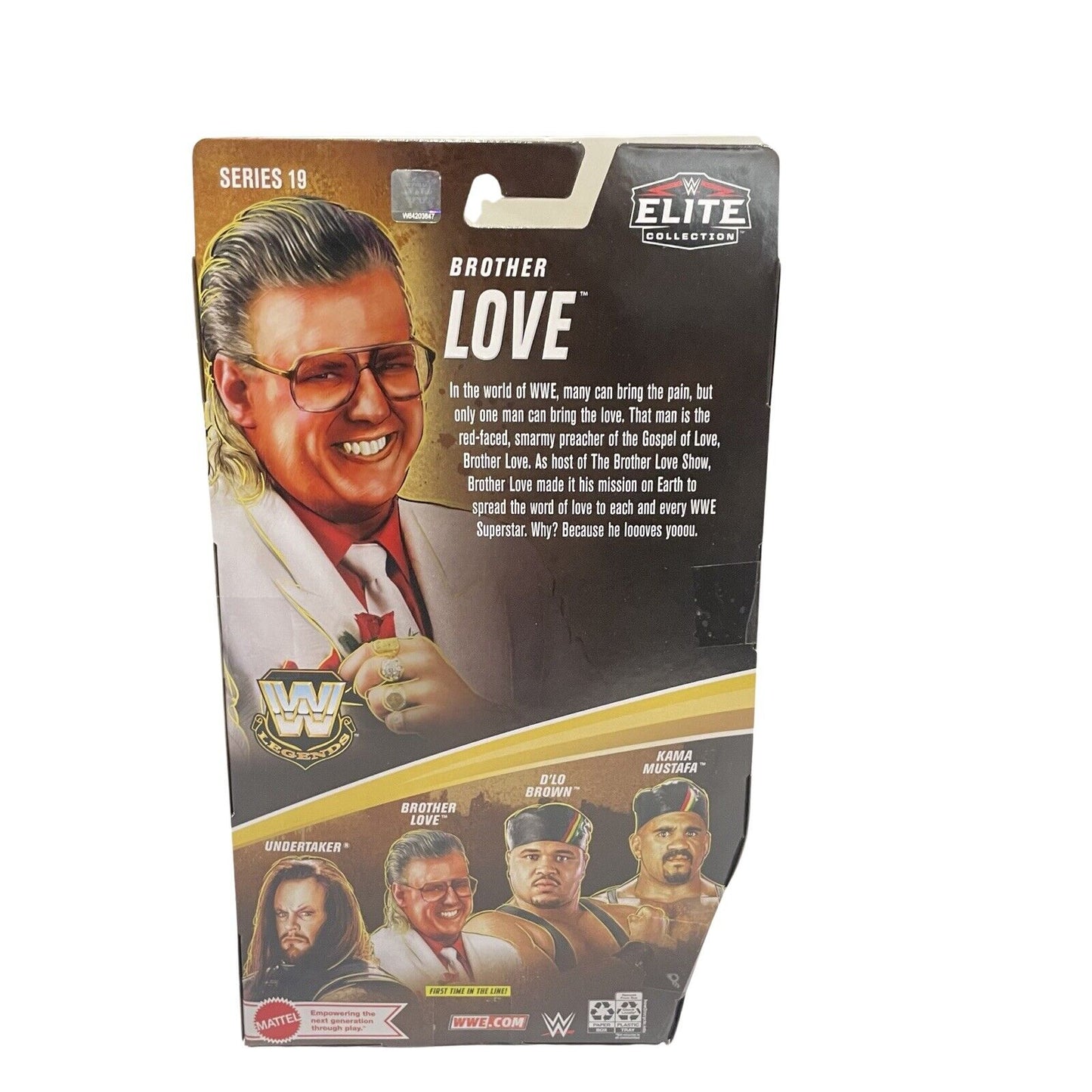 WWE Elite Collection Series 19 - First Time In The Line, Brother Love Action Figure