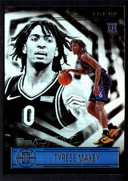2020-21 Panini Illusions Tyrese Maxey Rookie RC #162 Philadelphia 76ers