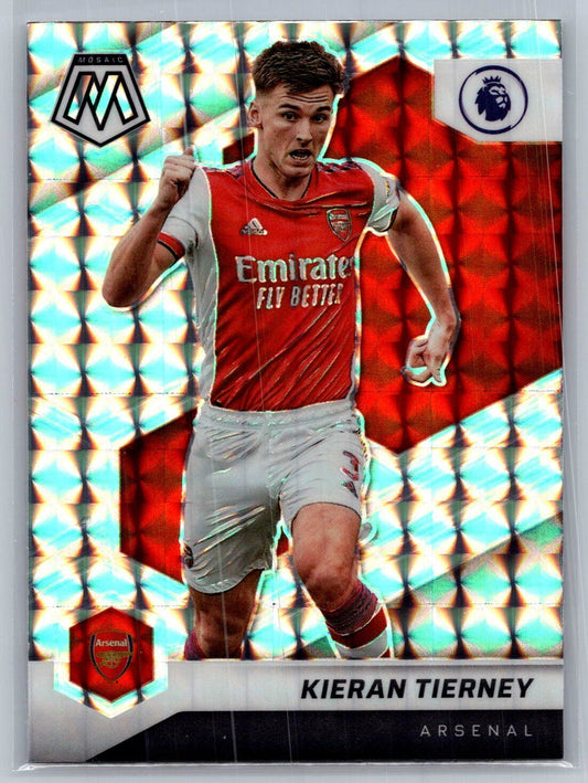 2021-22 Panini Mosaic Premier League Mosaic Prizm Kieran Tierney #66